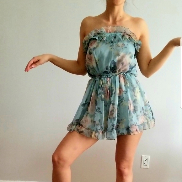 Amazing summer jumpsuit S-M unit floral - Picture 3 of 3